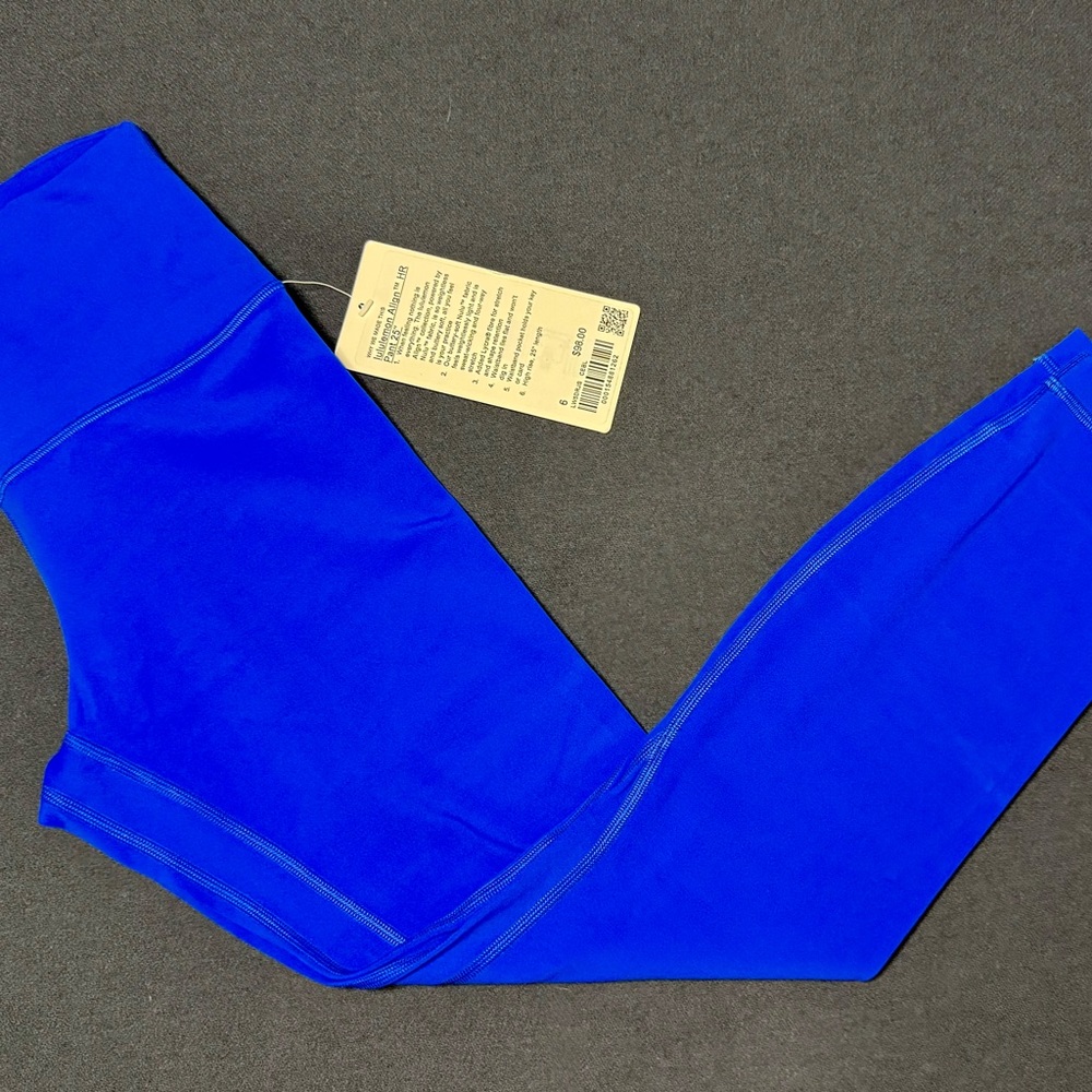 Lululemon align legging cerulean blue